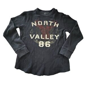Gap Kids North Valley Thermal Log Sleeve Shirt size: M(8)